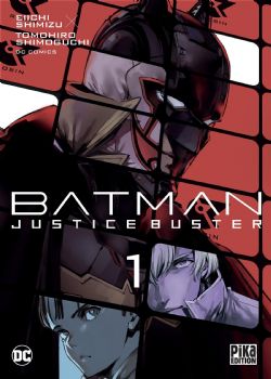 BATMAN -  COUVERTURE ROUGE (FRENCH V.) -  JUSTICE BUSTER 01